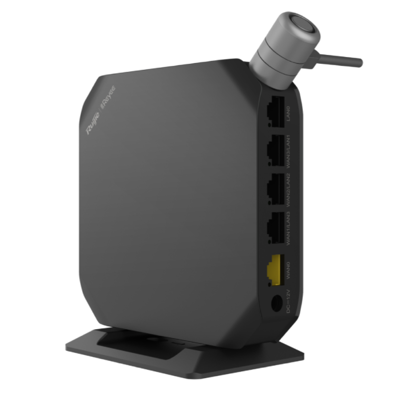 Ruijie Reyee RG-EG105GW(T) | Kontroler, Router WiFi, 5 portów, 5xGE, 1xLAN,1xWAN, 3xLAN/WAN, WiFi 5, AC1267, 4x3dBi, Mesh, VPN, 