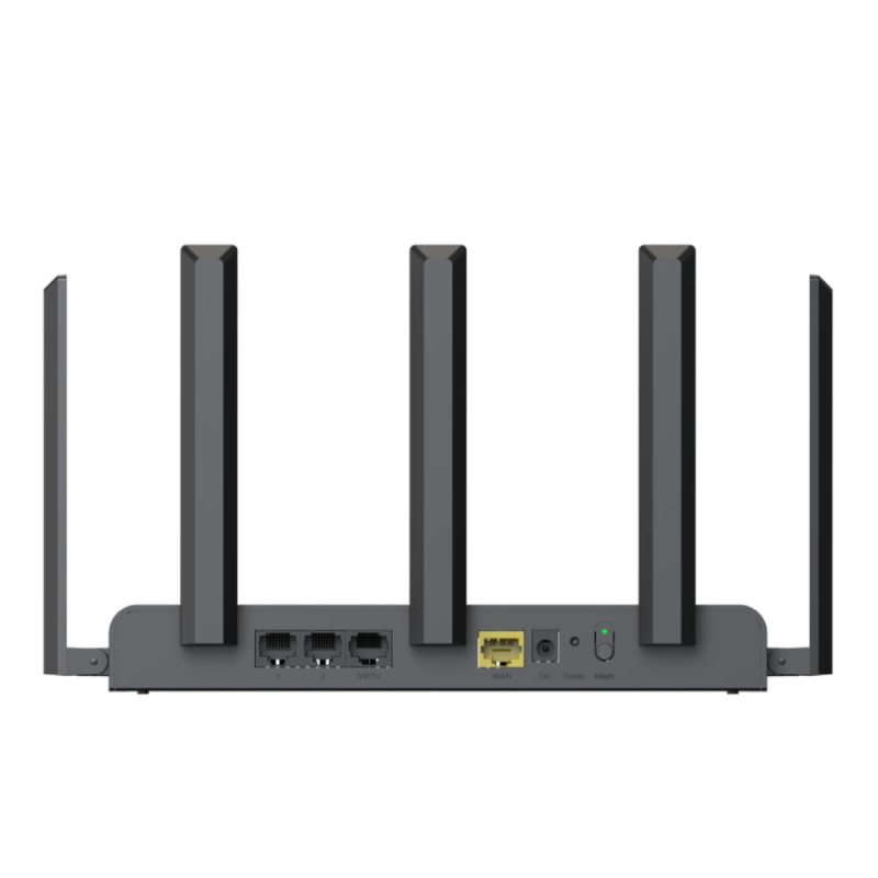 Ruijie Reyee RG-EW1300G | Router, WiFi, 4 portów, 4xGbit, 1xWAN, 3xLAN, WiFi 5, 2,4GHz/5GHz, AC1300, 5x6 dBi, Repeater, WISP, Me