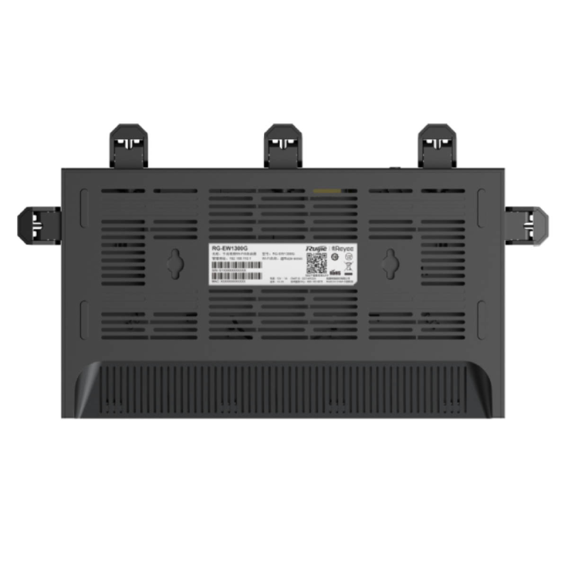 Ruijie Reyee RG-EW1300G | Router, WiFi, 4 portów, 4xGbit, 1xWAN, 3xLAN, WiFi 5, 2,4GHz/5GHz, AC1300, 5x6 dBi, Repeater, WISP, Me