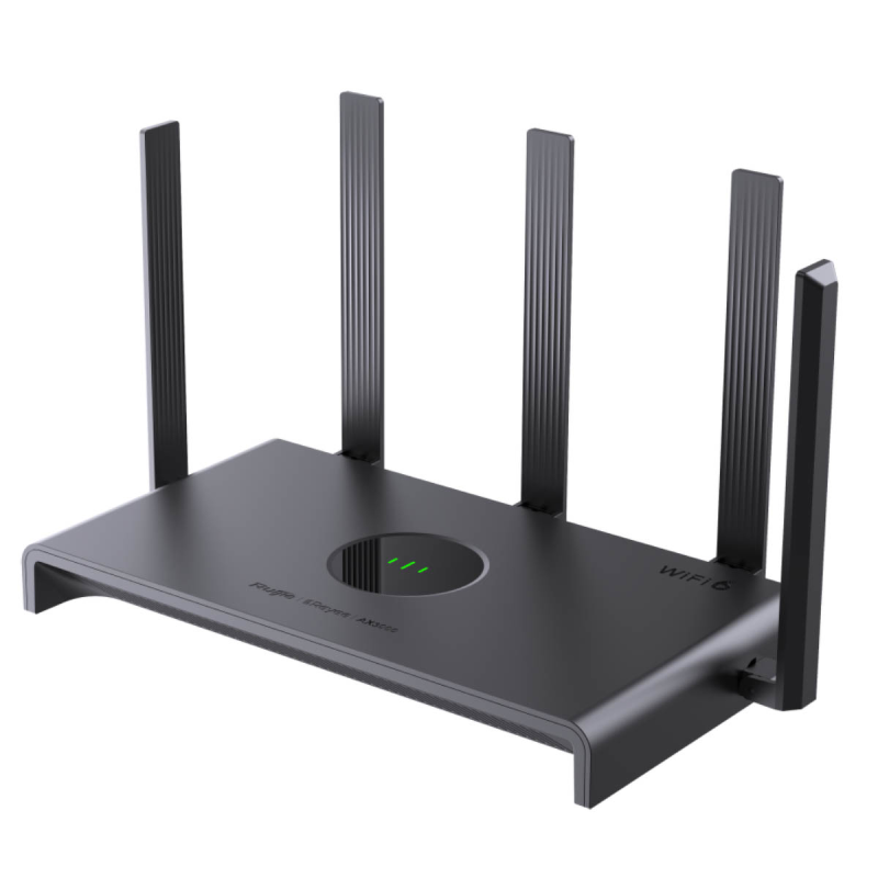 Ruijie Reyee RG-EW3000GX PRO | Router, WiFi, 4 portów, 4xGbit, 3xLAN, 1xWAN, WiFi 6, 2,4GHz/5GHz, AX3000, 5x6 dBi, Mesh, Repeate
