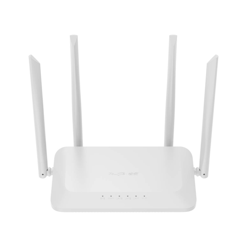 Ruijie Reyee RG-EW1200 | Router, WiFi, 4 portów, 4xFE, 1xWAN, 3xLAN, Wi-Fi 5, 2,4GHz/5GHz, AC1200, 4x5 dBi, Repeater, Mesh, Clou