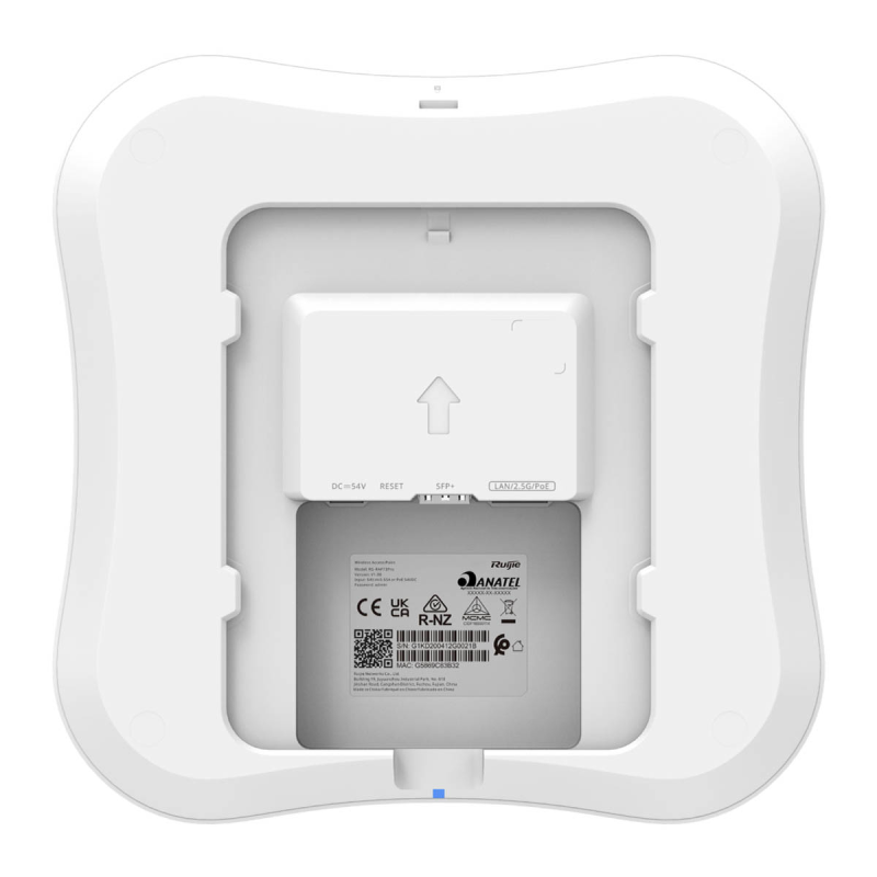 Ruijie Reyee RG-RAP73Pro | Access Point, 2 portów, 1x2,5GE, 1xSFP+, 1xPoE IN, WiFi 7, 2,4GHz/5GHz/6GHz, BE14000, Wewnętrzny, Suf