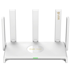 Ruijie Reyee RG-EW3000GX | Router, WiFi, 5 portów, 5xGbit, 3xLAN, 1xWAN, 1xLAN/WAN, WiFi 6, 2,4GHz/5GHz, AX3000, 5x5 dBi, Mesh, 