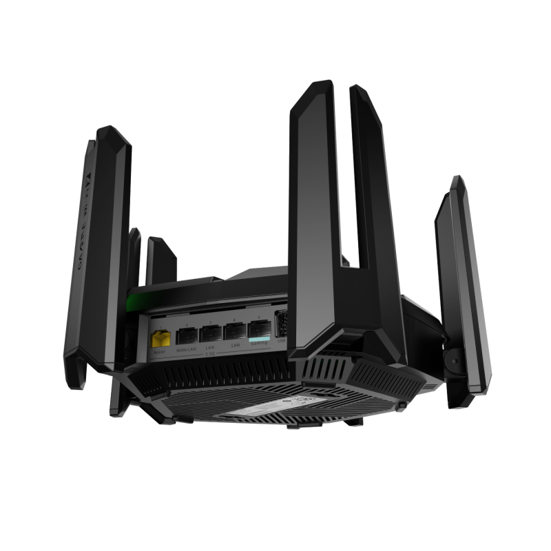 Ruijie Reyee RG-EW7200BE PRO | Router, WiFi, 9 portów, 5x2,5GE 4xGbit, 7xLAN, 2xWAN, WiFi 7, 2,4GHz/5GHz, BE7200, 6 dBi, Mesh, R