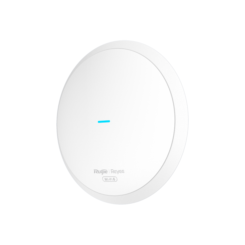 Ruijie Reyee RG-RAP62 | Access Point, 1 port, 1xGE, 1xPoE IN, WiFi 6, 2,4GHz/5GHz, Ax1774, Wewnętrzny, Sufitowy, Mesh, Roaming, 