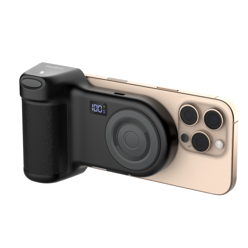 Belkin Stage PowerGrip Powerbank  9300 mAh, magnetyczny 7,5W, USB-C 15W, czarny