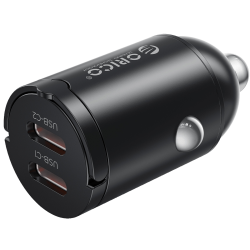 Orico Ładowarka samochodowa, 2 × USB-C, 30W