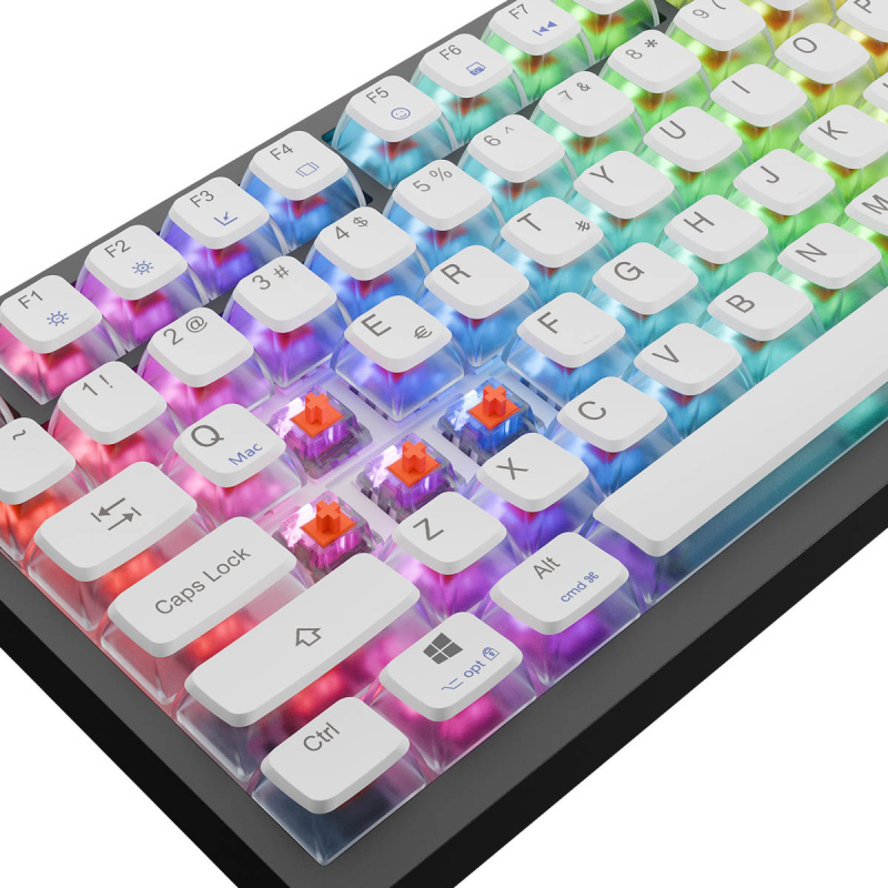 Rampage Klawiatura magnetyczna Zenith Pro 8000Hz, Hall Effect, RGB, Gateron KS-20, czarna