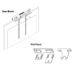 POLY Uchwyt VESA i uchwyt ścienny Studio X30/X32/V12 875L6AA