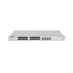 Ruijie Reyee RG-NBS5200-24GT4XS-P-V2 | Switch Zarządzalny, 28 portów, 24xGE, 24xPoE, 370W, 4xSFP+, Rack, L2+, Cloud