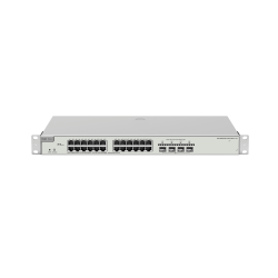 Ruijie Reyee RG-NBS3200-24GT4XS-P-V2 | Switch Zarządzalny, 28 portów, 24xGE, 24xPoE, 370W, 4xSFP+, L2, Rack, Cloud