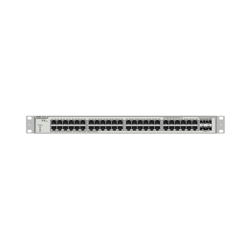 Ruijie Reyee RG-NBS3200-48GT4XS-P-V2 | Switch Zarządzalny, 5… | PartsPC.pl