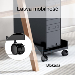 Orico Podstawka pod komputer stacjonarny, na kółkach
