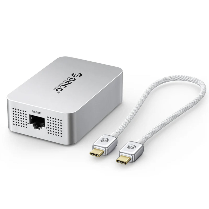 Orico Adapter sieciowy RJ45 10 Gbps na USB-C Thunderbolt 5/4/USB4