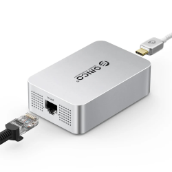 Orico Adapter sieciowy RJ45 10 Gbps na USB-C Thunderbolt 5/4/USB4