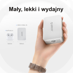 Orico Adapter sieciowy RJ45 10 Gbps na USB-C Thunderbolt 5/4/USB4