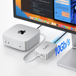 Orico Adapter sieciowy RJ45 10 Gbps na USB-C Thunderbolt 5/4/USB4
