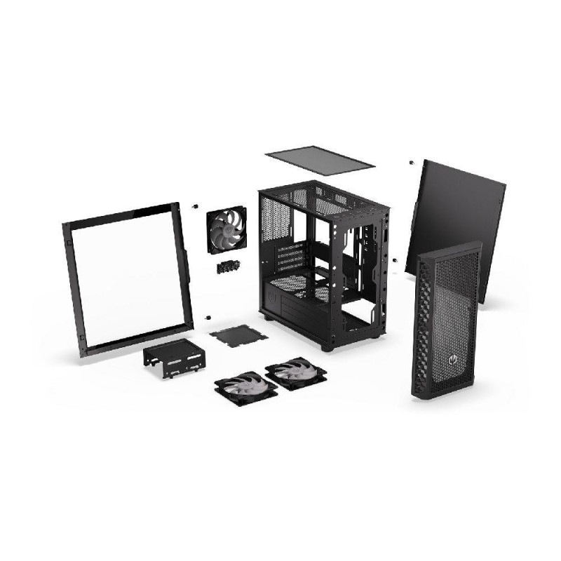 Obudowa Endorfy Signum M30 ARGB mATX z oknem bez zasilacza czarna