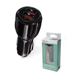 Ładowarka samochodowa VAKOSS TP-3273UK 2xUSB, 5.2A, DC... | PartsPC.pl