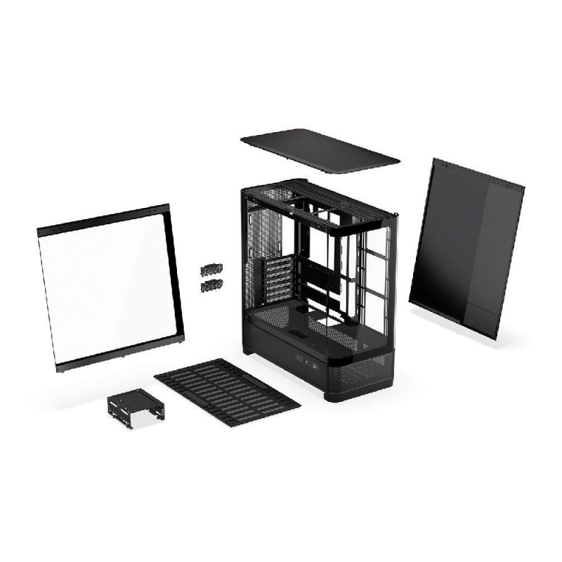 Obudowa Endorfy Aquarius 8000 Flex ATX z oknem bez zasilacza czarna