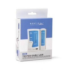 Tester kabli sieciowych LAN MONTIS MT182 z wtykami RJ11 / RJ12 / RJ45