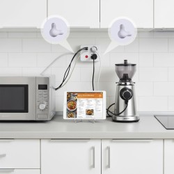 Listwa zasilająca Maclean MCE387 W, przedłużacz 2 gniazda + 3xUSB, 110-240V