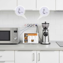 Listwa zasilająca Maclean MCE394 W, przedłużacz 3gniazda + 3xUSB, 110-240V