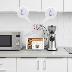 Listwa zasilająca Maclean MCE393 W, przedłużacz 4 gniazda + 3xUSB, 110-240V