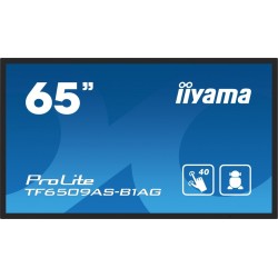 IIYAMA Monitor 65 cali TF6539AS-B1AG,IPS,4K,HDMIx2,DP,RJ45,3xUSB,2x10W,