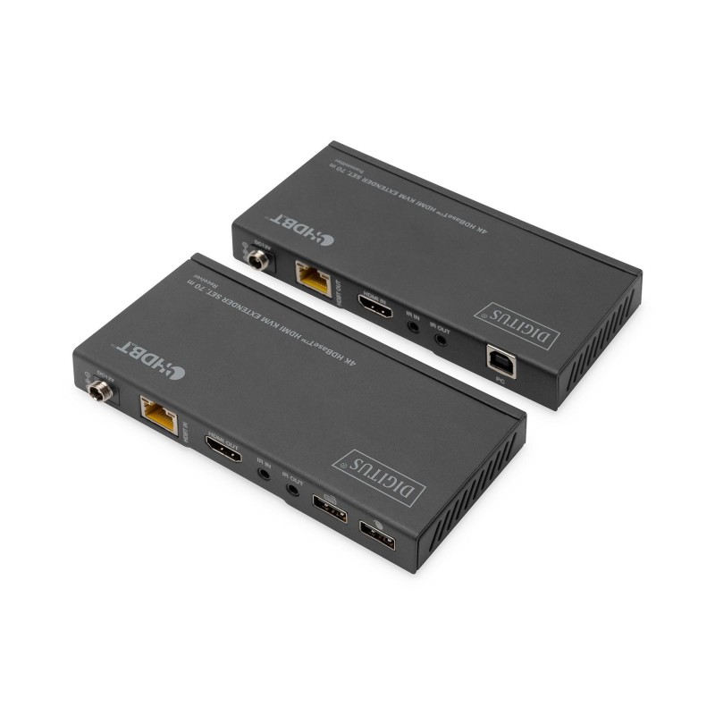 Przedłużacz/Extender KVM DIGITUS HDMI+USB HDBaseT 70m 4K30Hz HDCP 2.2 PoC
