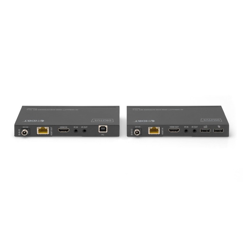 Przedłużacz/Extender KVM DIGITUS HDMI+USB HDBaseT 70m 4K30Hz HDCP 2.2 PoC