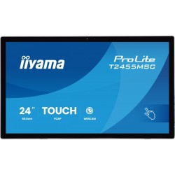 IIYAMA Monitor 24 cale T2455MSC-B2 POJ.10PKT.IPS,HDMI,DP,USB3.0,CAM,MIC,