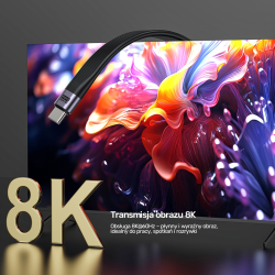 Unitek Kabel USB-C w formie breloka | USB4 | 40 Gb/s |... | PartsPC.pl