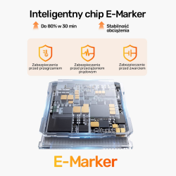 Unitek Kabel USB-C w formie breloka | USB4 | 40 Gb/s |... | PartsPC.pl