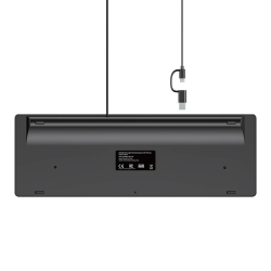 Unitek SlimTap Lekka klawiatura przewodowa biurowa USB-C/USB-A