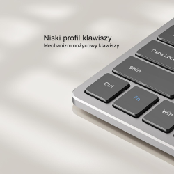 Unitek SlimTap Lekka klawiatura przewodowa biurowa USB-C/USB-A