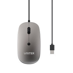Unitek Przewodowa mysz optyczna biurowa SlimTrack 1600 DPI