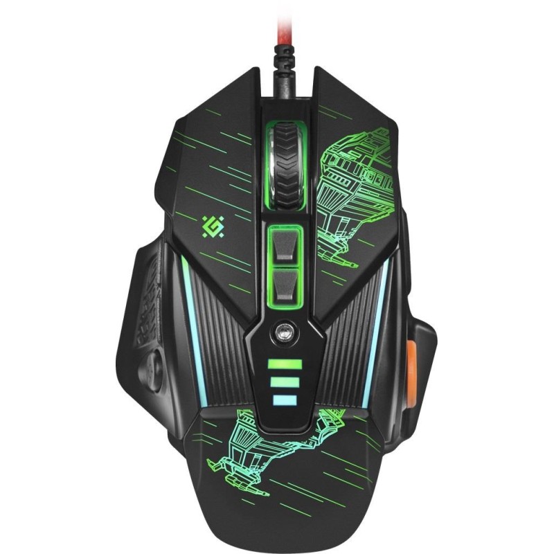 Mysz przewodowa Defender STARX GM-390L 3200dpi Gaming 8P | PartsPC.pl