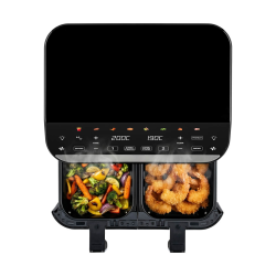 TESLA AirCook DualHeat QD464 XXL Frytkownica beztłuszczowa dwukomorowa 9L 360°