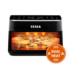 TESLA AirCook DualHeat QD575 XXL Frytkownica beztłuszczowa jedno/dwukomorowa 10L