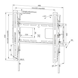 Uchwyt na telewizor Neomounts WL35-750BL14 32"-75" max 100kg