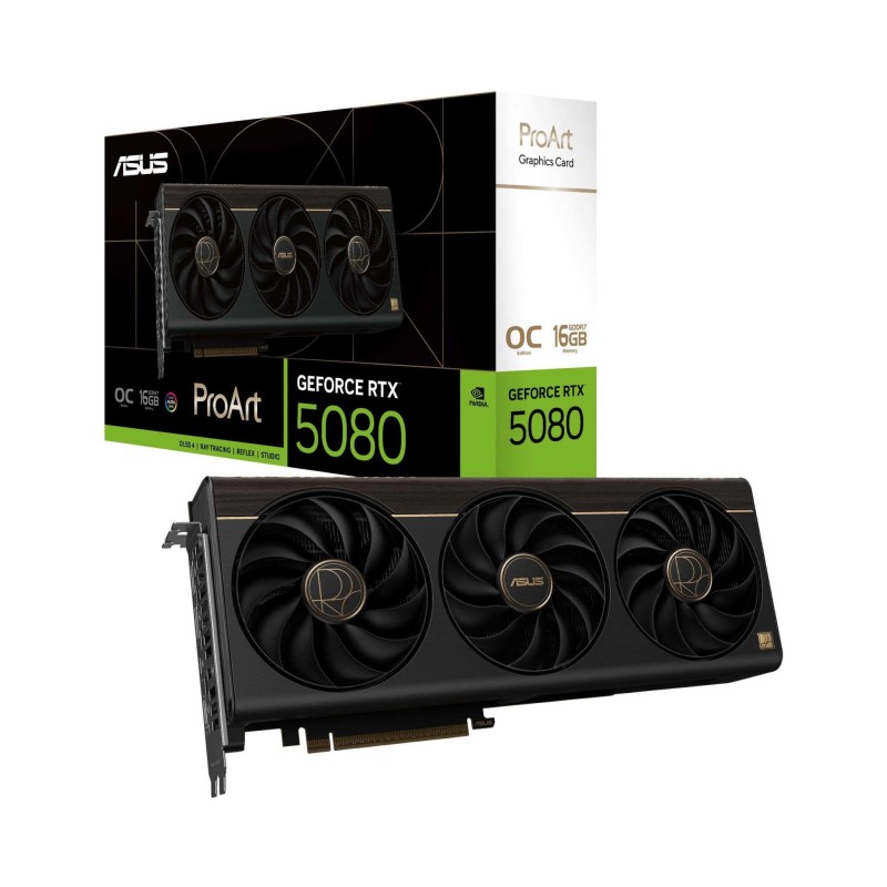 Karta VGA Asus GeForce RTX 5080 PROART-RTX5080-O16G OC 16GB GDDR7 256bit