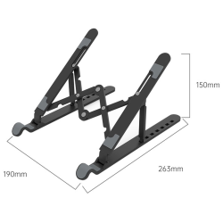Orico Podstawka pod laptop, składana, czarna | PartsPC.pl