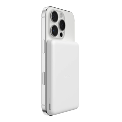 Belkin Powerbank magnetyczny 5000 mAh, USB-C 15 W, cienki, biały