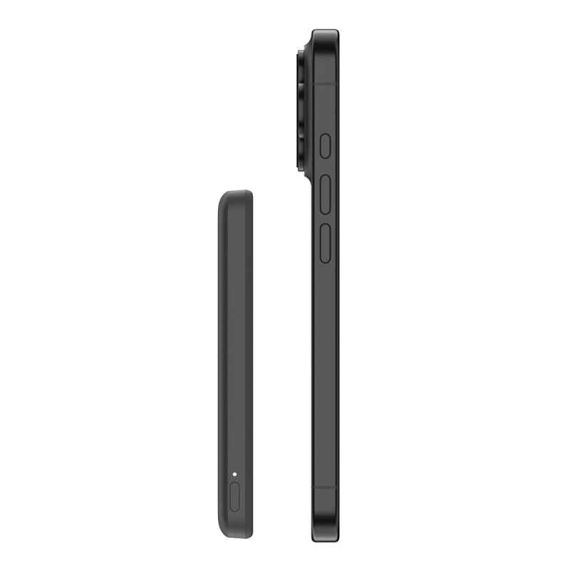 Belkin Powerbank magnetyczny 5000 mAh, USB-C 15 W, cienki, czarny