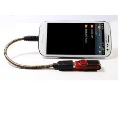 Kabel OTG Unitek Y-C438GBK USB 2.0 AF do microUSB BM | PartsPC.pl