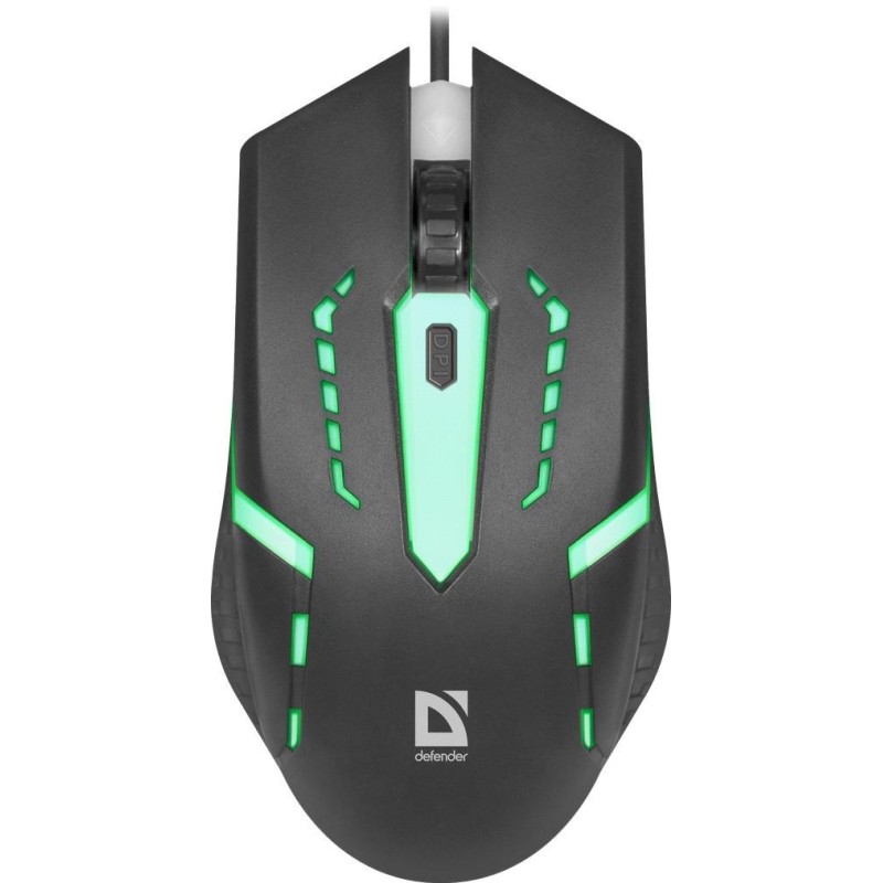 Mysz przewodowa Defender FLASH MB-600L 1200dpi 4P LED | PartsPC.pl