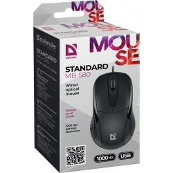 Mysz przewodowa Defender STANDARD MB-580 OPTICAL 1000dpi 3P … | PartsPC.pl