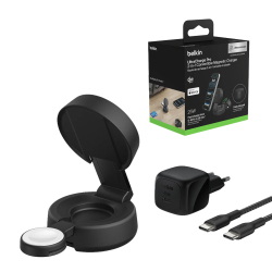Belkin UltraCharge Pro ładowarka magnetyczna 2w1 Qi2 25W, gr… | PartsPC.pl