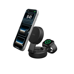 Belkin UltraCharge Pro ładowarka magnetyczna 2w1 Qi2 25W, gr… | PartsPC.pl